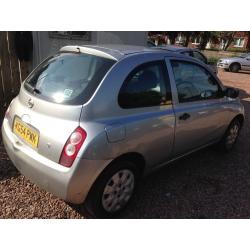 2005 NISSAN MICRA 1.2 MOT MARCH 2017!