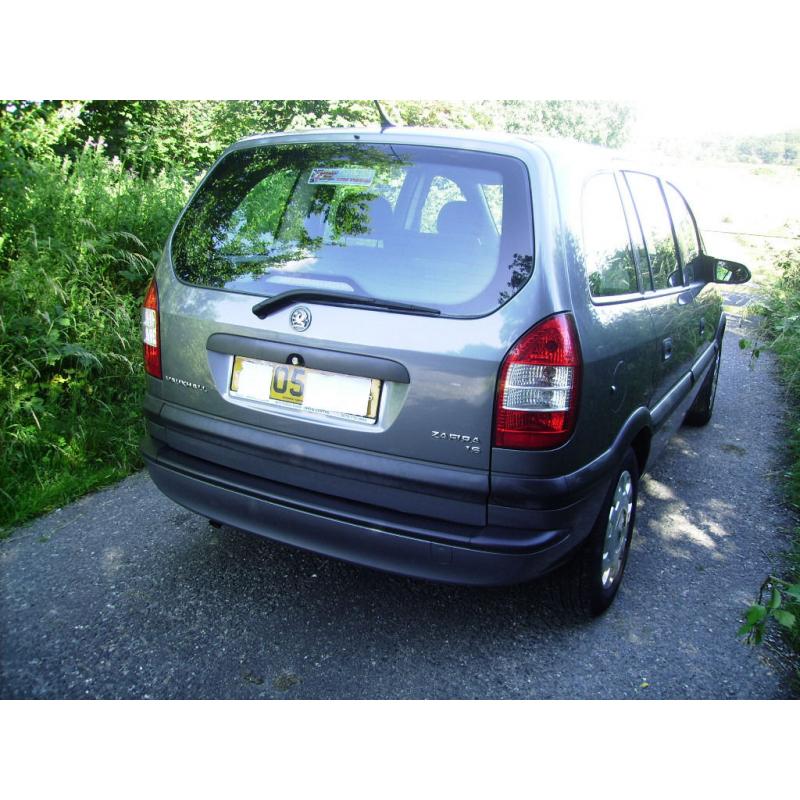 Vauxhall Zafira,7 seater, low mileage, one owner.