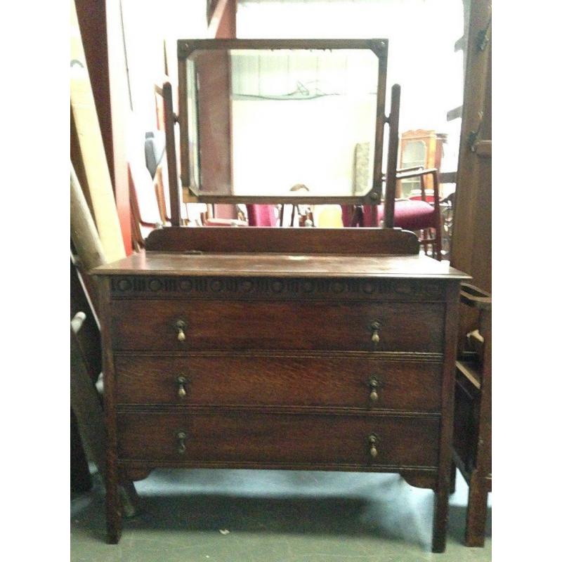 Beautiful antique mirrored dressing table