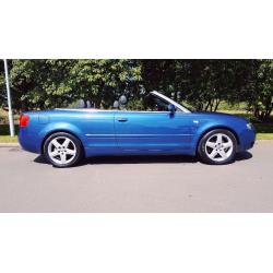 AUDI A4 CABRIOLET 1.8 T 2DR STUNNING SUMMER CAR WITH FULL YEAR MOT & FSH