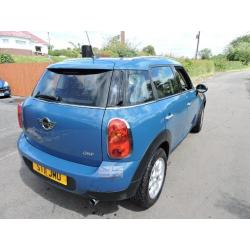 2011 COUNTRYMAN,VERY LOW MILAGE,FULL DEALER SERVICE HISTORY,MOT JUNE 2017