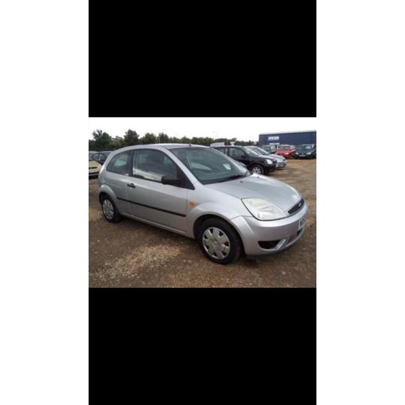 2004 FORD FIESTA 1.25 FINESSE PART EXCHANGE TO CLEAR MOT'd