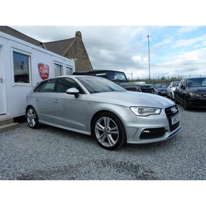 2013 (63) AUDI A3 S LINE SPORTBACK 2.0 TDI ( 150 bhp )