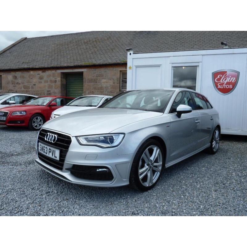 2013 (63) AUDI A3 S LINE SPORTBACK 2.0 TDI ( 150 bhp )