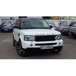 2008 LAND ROVER RANGE ROVER SPORT TDV6 SPORT HSE STUNNING WHITE 22 INCH POLIS