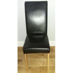 SIX Leather Dinning Chairs