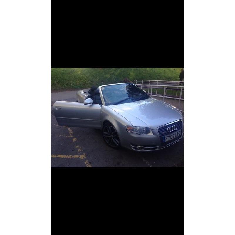 Audi A4 Sline convertible 3L Turbo diesel