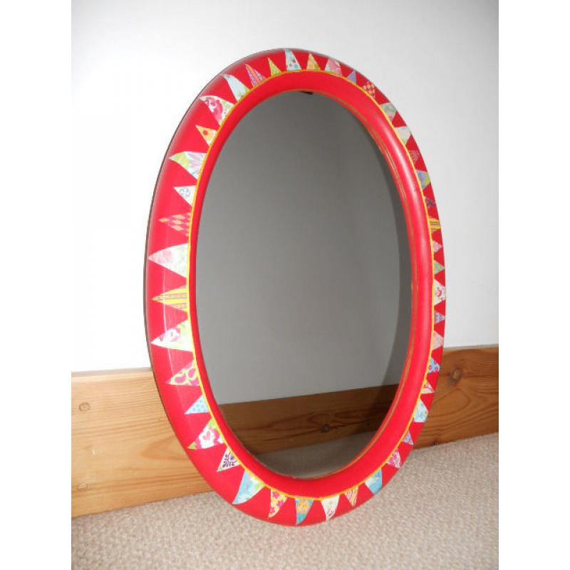 Wooden mirror