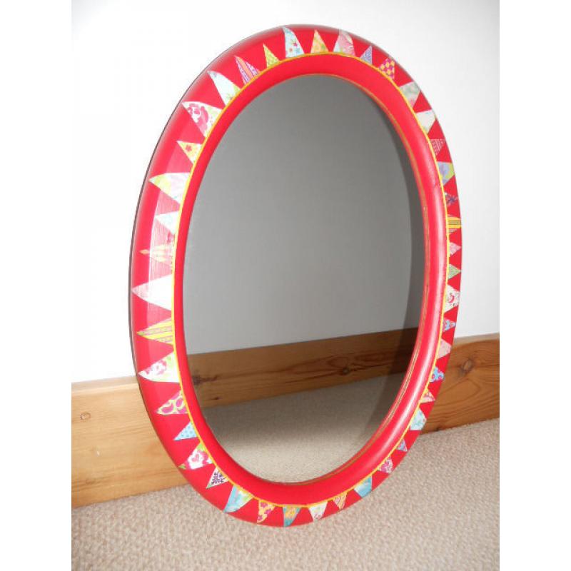 Wooden mirror