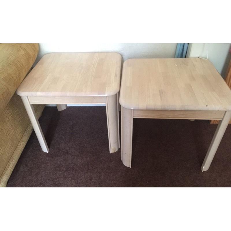 2 side tables