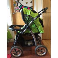 Junior pram pushchair stroller buggy 2 in1 from Baby-Merc