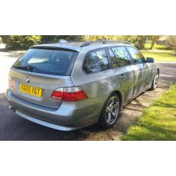 2005 BMW 530d touring estate heated black leather satellite navigation