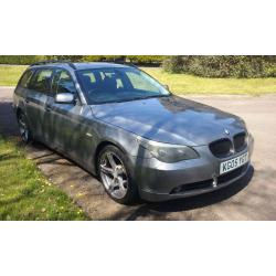 2005 BMW 530d touring estate heated black leather satellite navigation