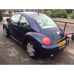 Volkswagen Beetle 2.0 03 plate