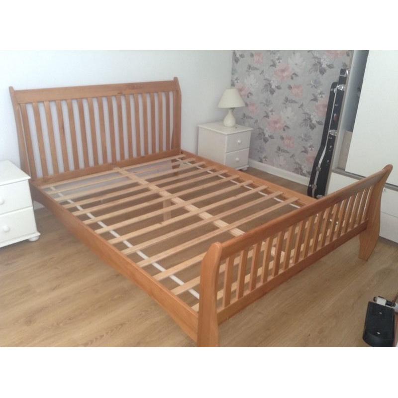 King size bed frame