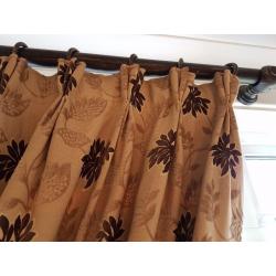 Large window curtains