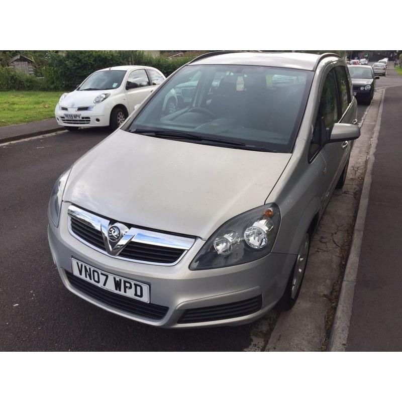 Vauxhall Zafira 1.6 Petrol 7 Seater 5Dr 2007 Long MOT