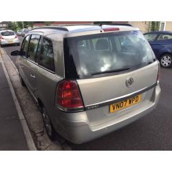 Vauxhall Zafira 1.6 Petrol 7 Seater 5Dr 2007 Long MOT