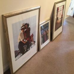 3 x Jack Vettriano framed prints