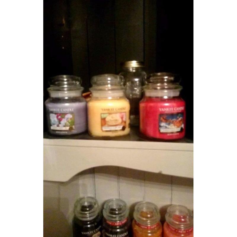 Lots of Yankee jars