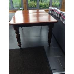 Victorian extending wind out dining table.