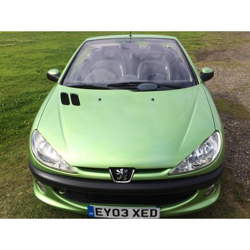 Peugeot 206 CC, 1.6 manual, Very Low Mileage