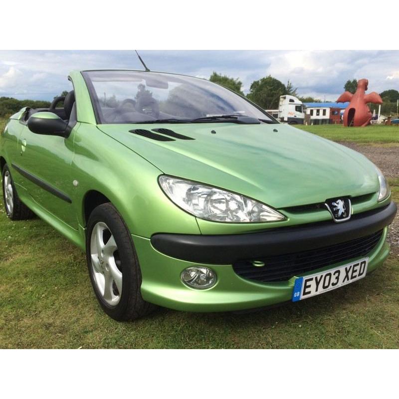 Peugeot 206 CC, 1.6 manual, Very Low Mileage