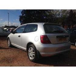 2003 HONDA CIVIC 1.4 ONLY 63000 MILES! MOT JULY 2017! DRIVE AWAY TODAY!