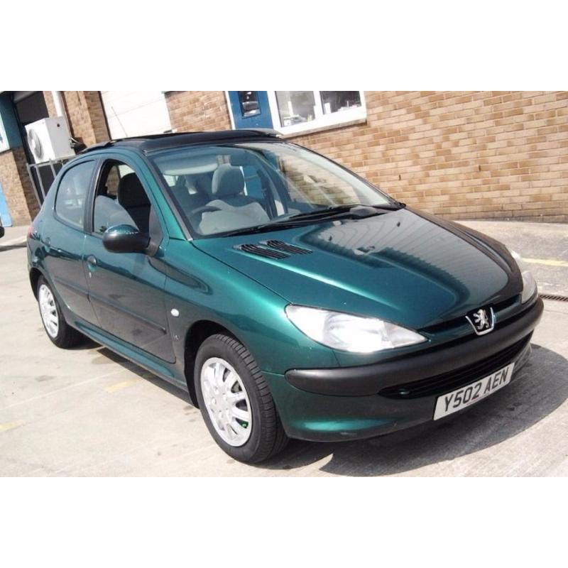 FSH CHEAP PEUGEOT 206 HDI 2 OWNERS LOW INSURANCE 5 DOOR 65MPG (corsa astra Fiesta focus Golf yaris)