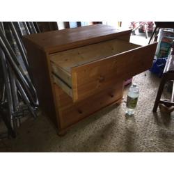 Wooden chest of draws.