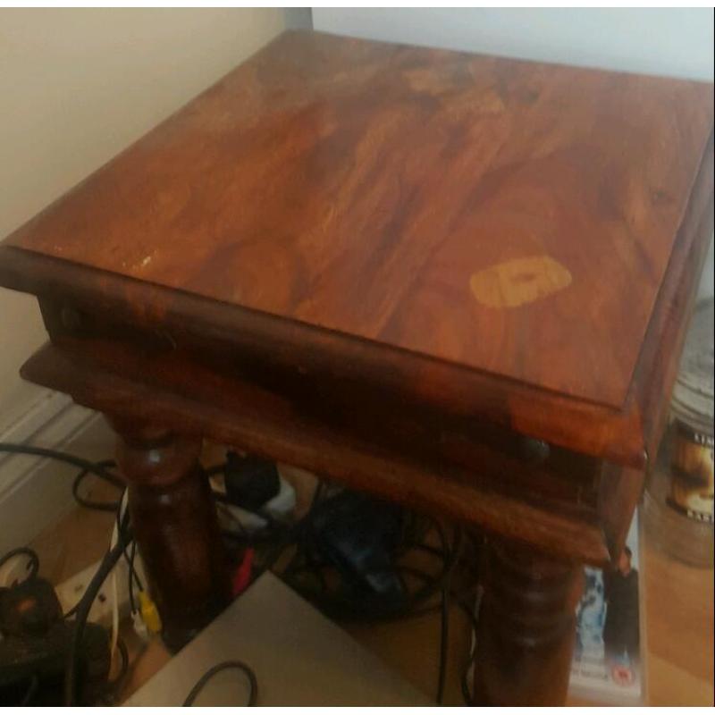 Wooden Drinks Table