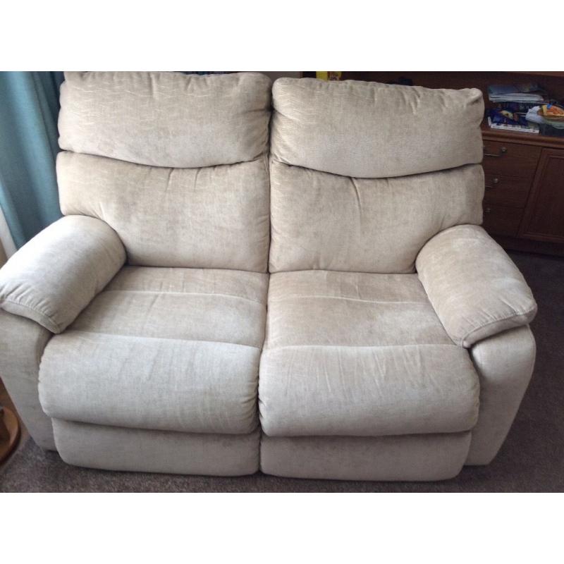 2 seater sofa and chair