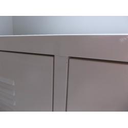 IKEA White metal PS storage cabinet