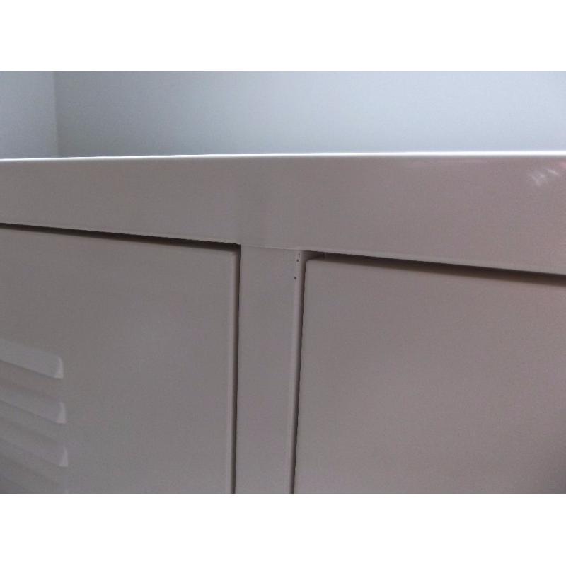 IKEA White metal PS storage cabinet