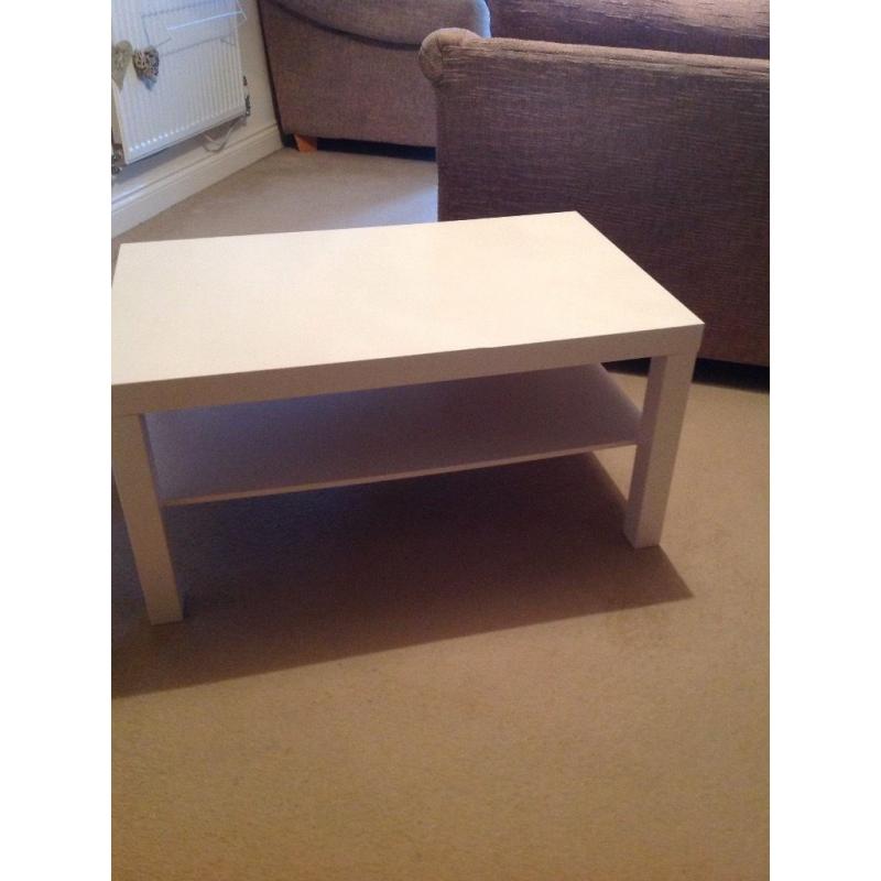 IKEA white coffee table