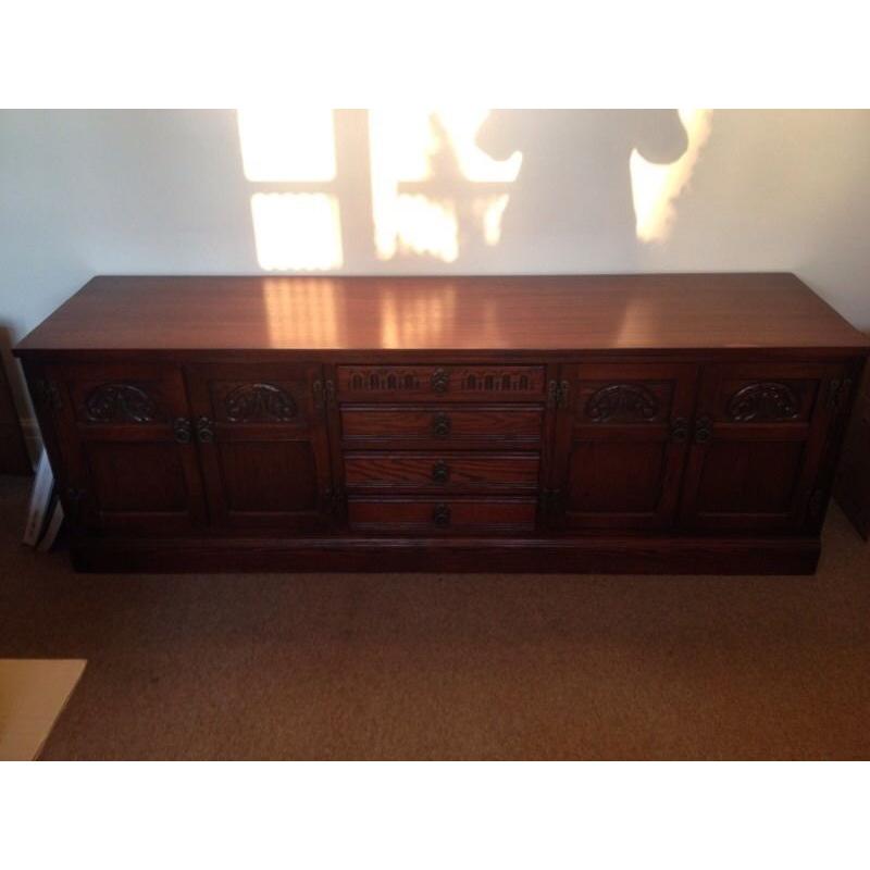 Solid wood , low sideboard