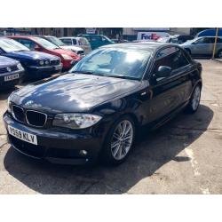 2010 BMW 118D M Sport Coupe, Red Leather seats, Sat Nav, LONG MOT till 2017