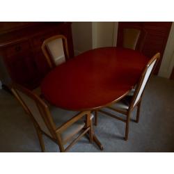 Dining Table & 4 Chairs