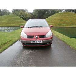 55 PLATE RENAULT SCENIC 1.6 DYNAMIQUE 16V - 78000 MILES - MOT,D FOR 1 YEAR - BARGAIN !!