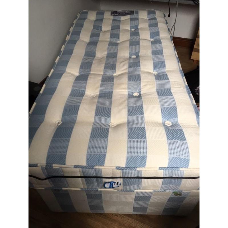 Good quality Sleepmasters single bed