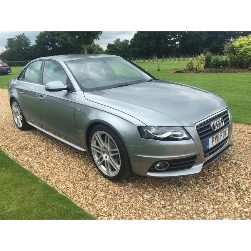 2011 11 AUDI A4 2.0 TDI S LINE 4D 168 BHP DIESEL