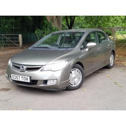 2007 Honda Civic 1.4 IMA Hybrid ( lth ) CVT ES GREY, 4 doors, CVT, Petrol