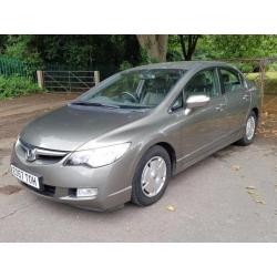 2007 Honda Civic 1.4 IMA Hybrid ( lth ) CVT ES GREY, 4 doors, CVT, Petrol