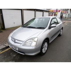 2002 HONDA CIVIC 1.6 i VTEC SE Sport 3dr