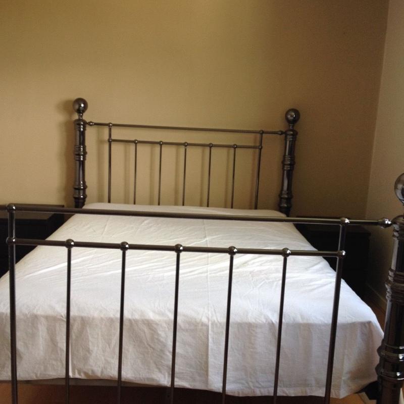 King size bed frame and mattress (optional)