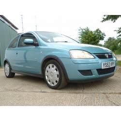 VAUXHALL CORSA DESIGN 1.3 CDTI 2003 ( 53 ) FSH ( A/C ) 3 OWNERS / MOT JUNE 2017