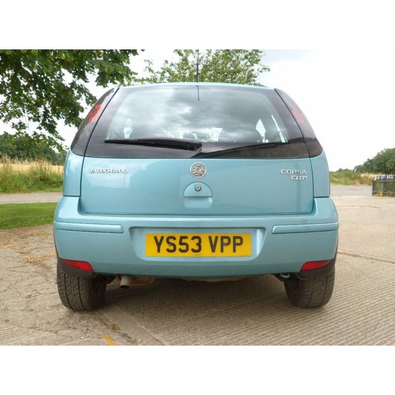 VAUXHALL CORSA DESIGN 1.3 CDTI 2003 ( 53 ) FSH ( A/C ) 3 OWNERS / MOT JUNE 2017