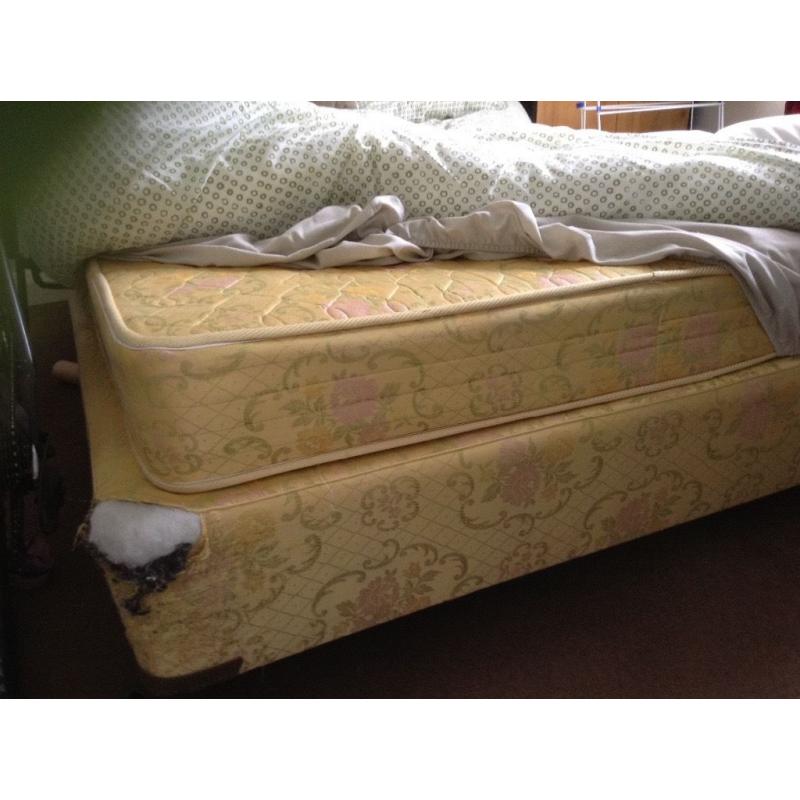 Free double bed