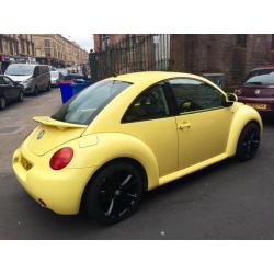 VW BETTLE 2.0 Auto Yellow one year MOT