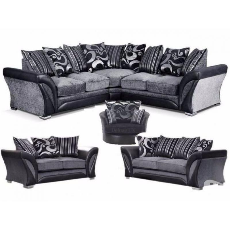 DFS Shannon corner sofa BRAND NEW FREE STORAGE POUFFE WITH ALL SOFAS